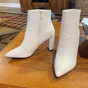 White Ankle Boots